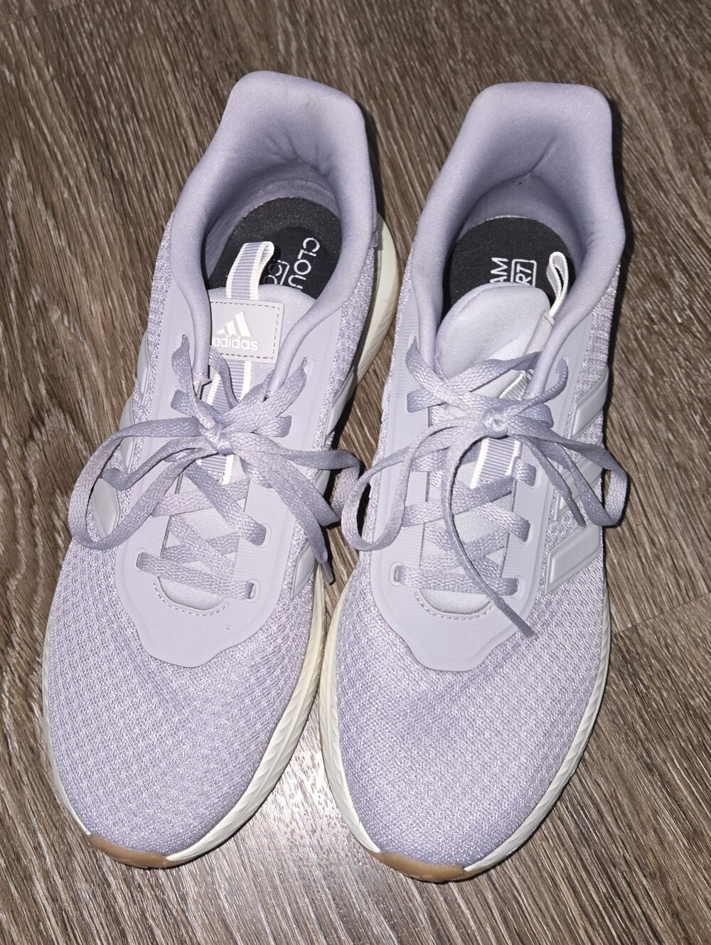 Adidas XPLR Purple Size 9 Workout Shoes Running Sneakers Cloudfoam - Picture 7 of 7